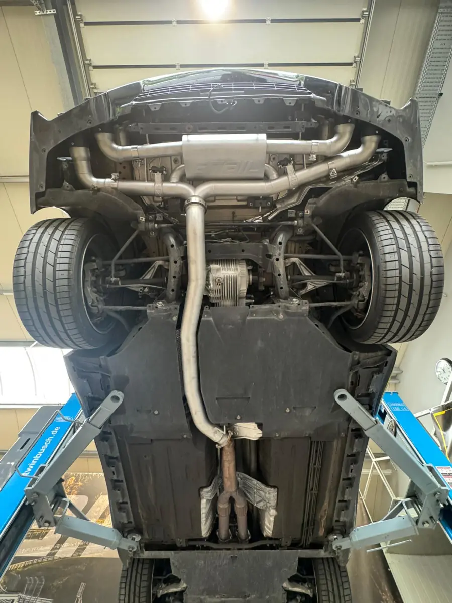 GRAIL Komplettanlage NISSAN GT-R R35 Facelift Klappenabgasanlage 3,5 Zoll ECE