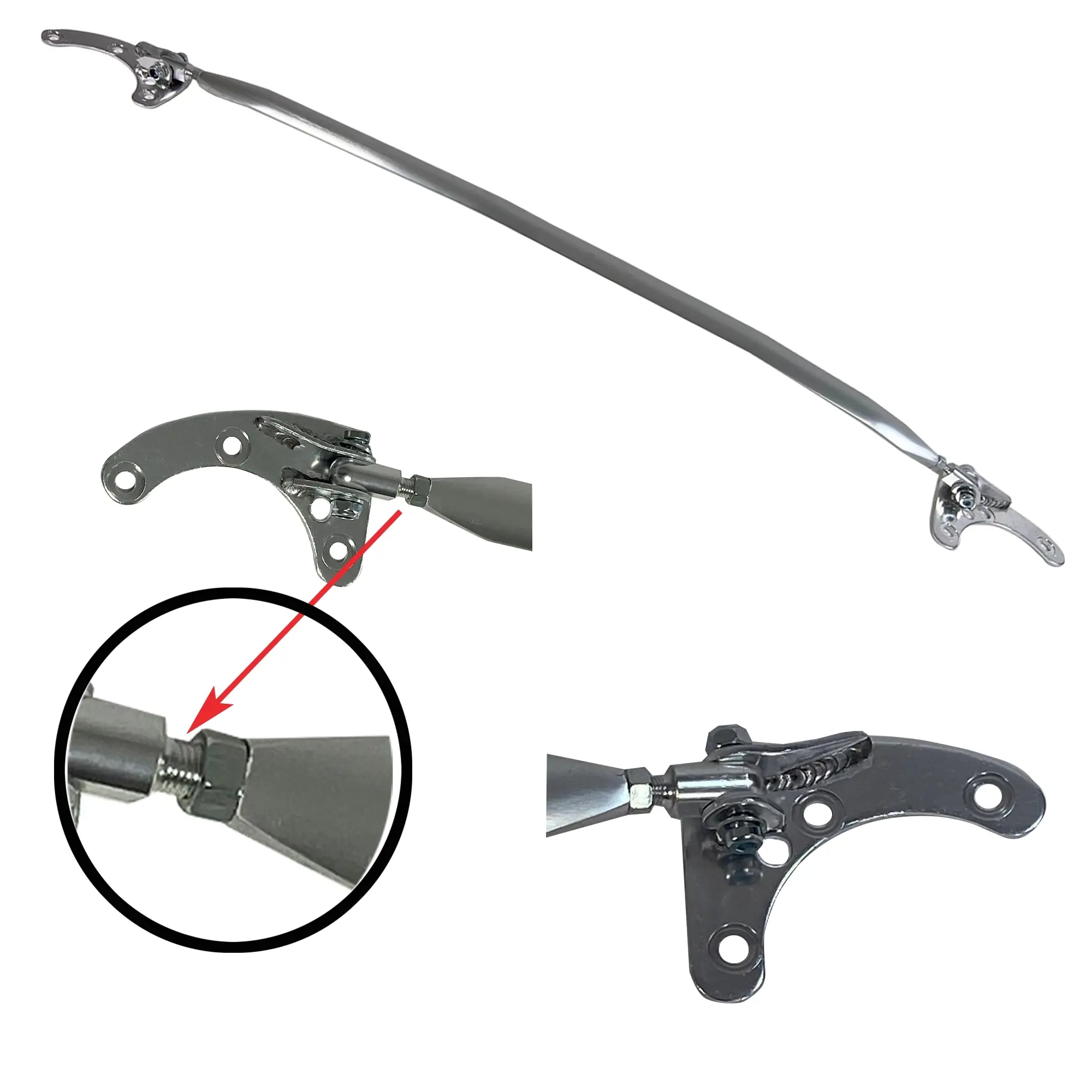Aluminium Domstrebe verstellbar passend für 1er F20 F21 passend für BMW 1er F20 und F21 Bj. 2011-