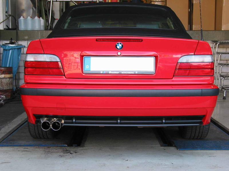 Eisenmann Endschalldämpfer für BMW E36 Cabrio 325i Race-Version