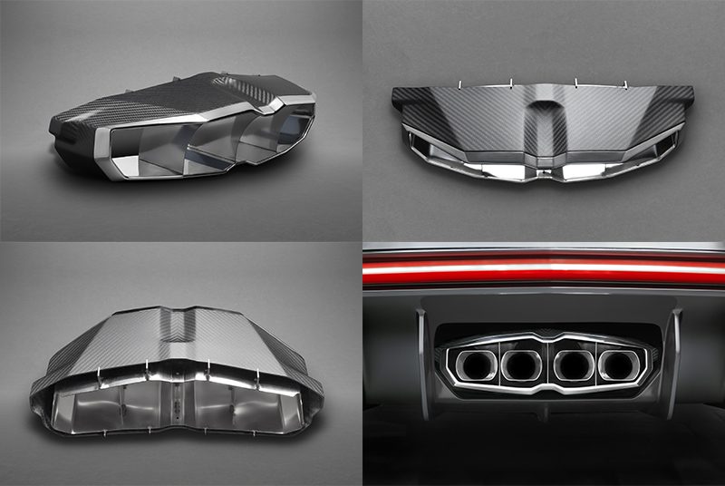 Capristo Endschalldämpfer für Lamborghini Aventador SV