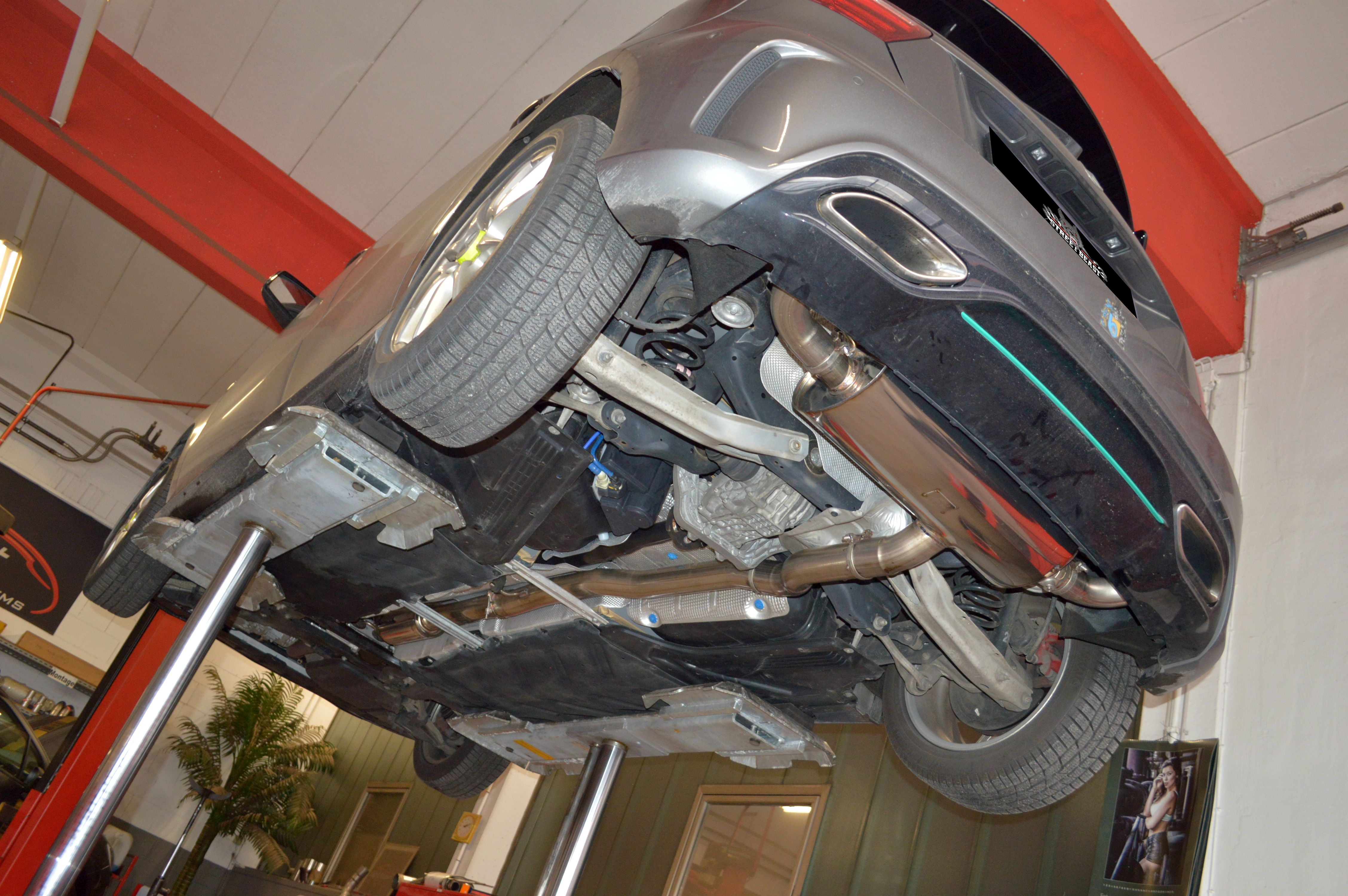 StreetBeast 76mm Duplex-Anlage für Mercedes W176