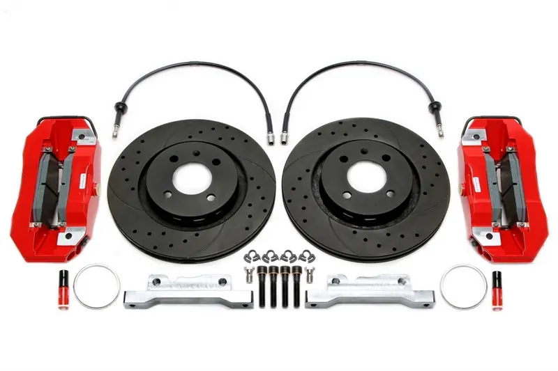 TA Technix 6-​Kolben Bremsanlage 280mmx22mm/Upgrade Kit passend für Vorderachse Smart Typ 453