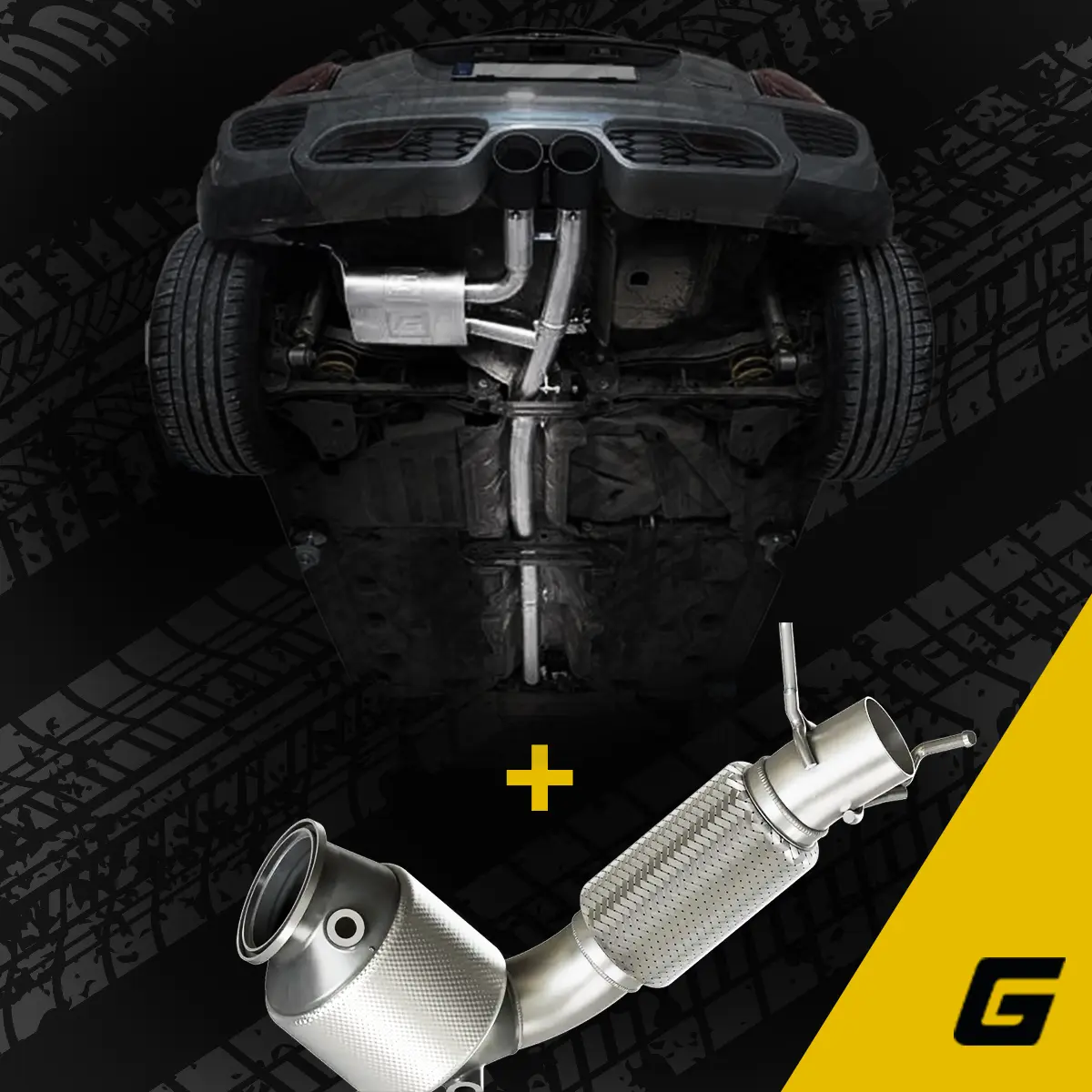 GRAIL ECE Bundle | Mini Cooper S JCW F5x non-OPF | Klappenanlage + HJS Downpipe