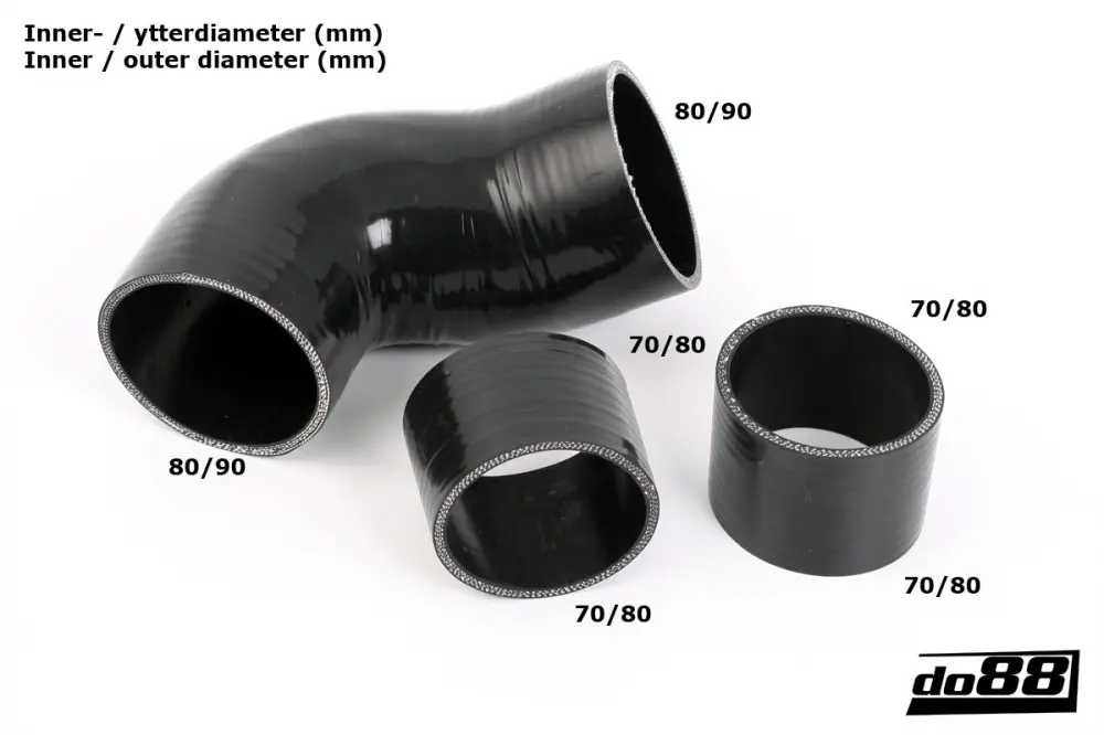 do88 Porsche 930 Turbo Einlassschläuche 