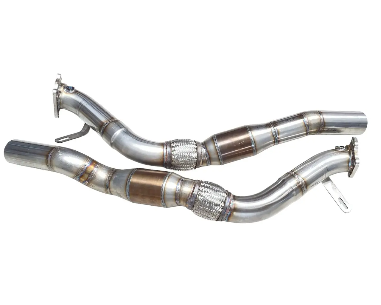 Zinram AUDI RS6 4B Hosenrohre Downpipes 76mm Edelstahl