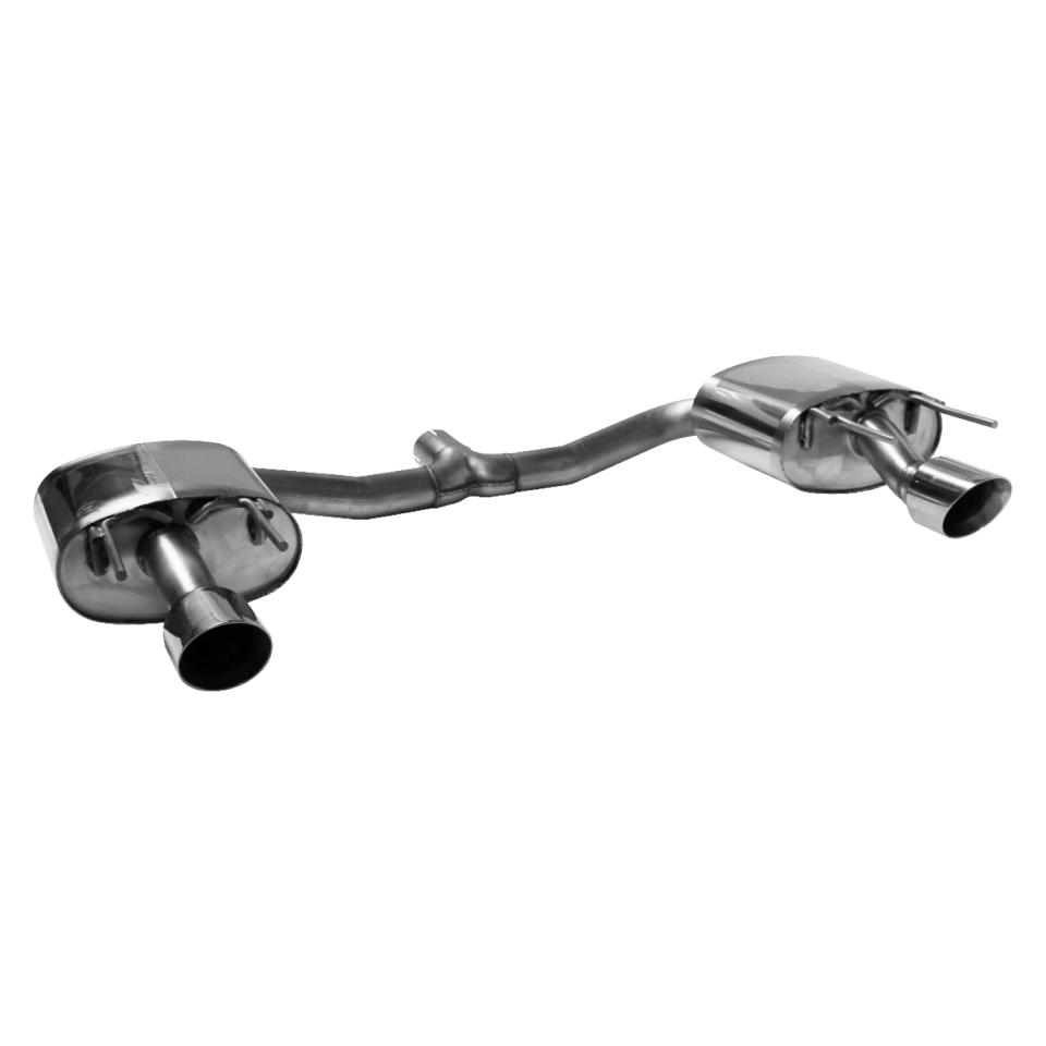Bastuck Sportauspuff für Opel Insignia II Sports Tourer Typ Z-B ohne Klappensteuerung 2x 1x100mm, 30° schräg geschnitten Race-Look