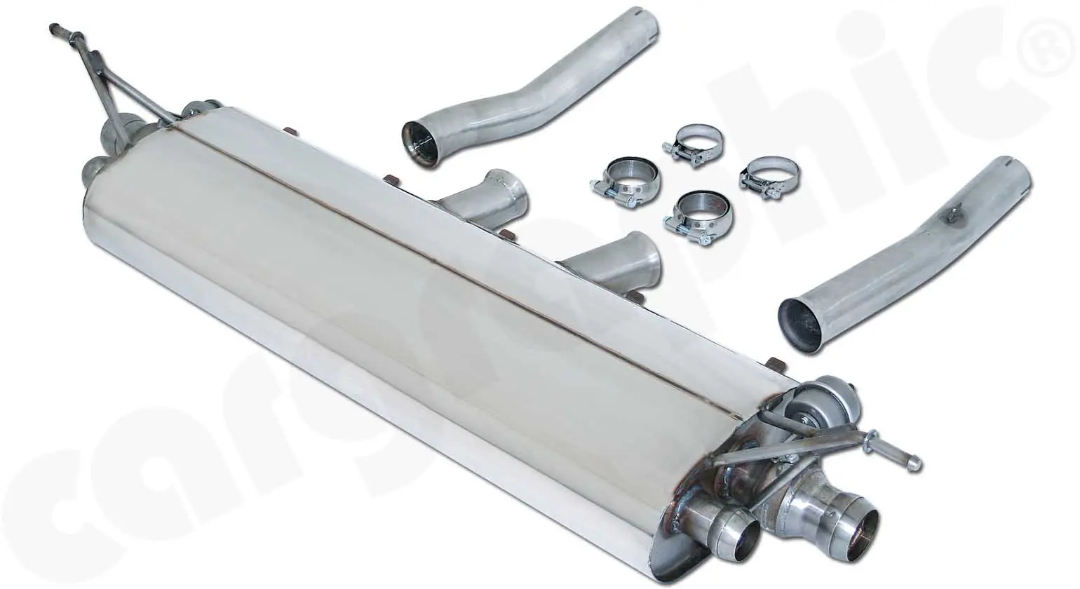 CARGRAPHIC Sportauspuff für Porsche Cayenne 957 Foto