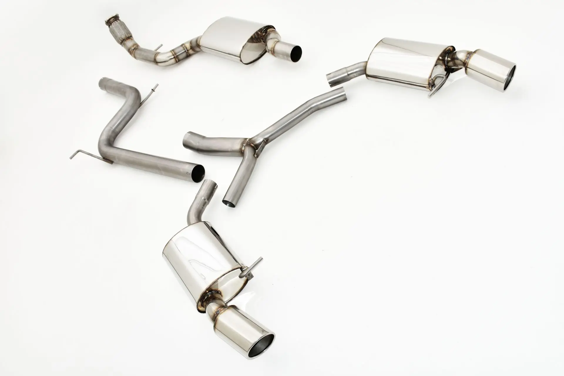 Friedrich Motorsport 76mm Duplex-Anlage Audi A5 B9 (F5/B8) Coupe und Cabrio 