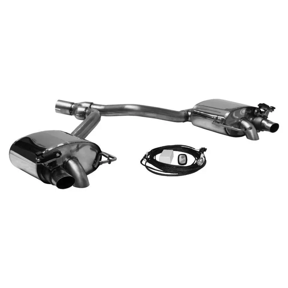 Bastuck Sportauspuff für Audi A4 Typ B9 (Limousine) Facelift mit Klappensteuerung, für original Endrohre 