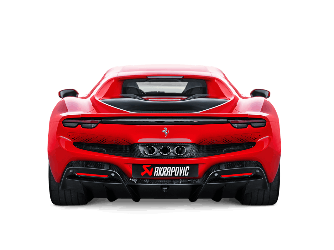 Akrapovic Slip-On Titanium für Ferrari 296 GTB Bild