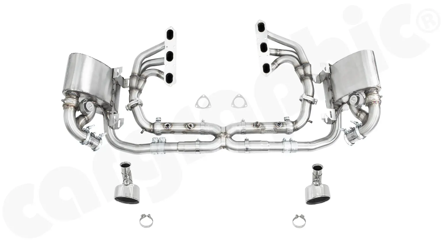 CARGRAPHIC Sportabgasanlage für Porsche 996 Carrera Foto