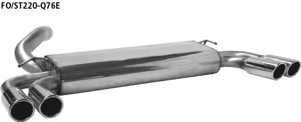 Bastuck Sportauspuff Ford Focus II 2x76mm schräg kaufen