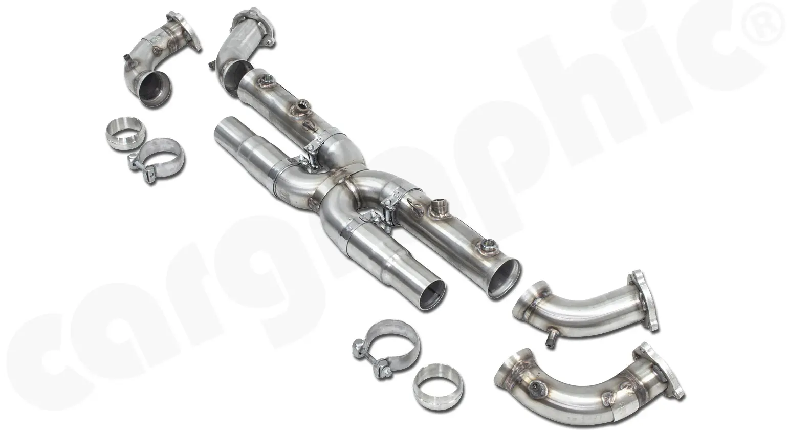 CARGRAPHIC X-Pipe für Porsche 996 3,4l Carrera Foto