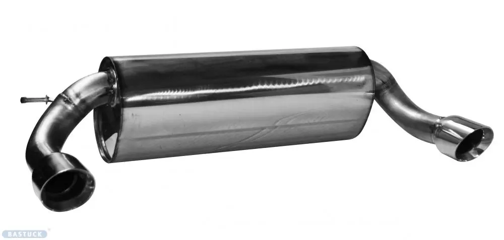 Bastuck Sportauspuff für BMW 425d Typ F36 (Gran Coupe)  nur B47 Motor 2x 1x90mm, 30° schräg geschnitten, Race-Look
