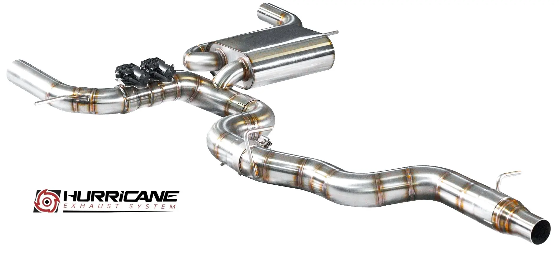 Hurricane 3,5 Zoll Abgasanlage für Audi S3 8V Tuning