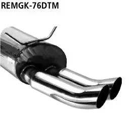 Bastuck Sportauspuff für Renault Mégane I Cabriolet Typ EA 2x76mm, DTM-Style