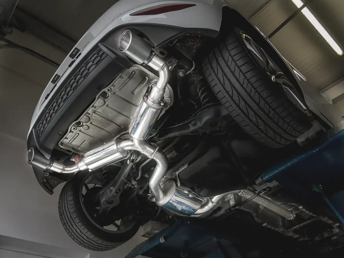 Bull-X ECE Abgasanlage 3 Zoll für Golf 6