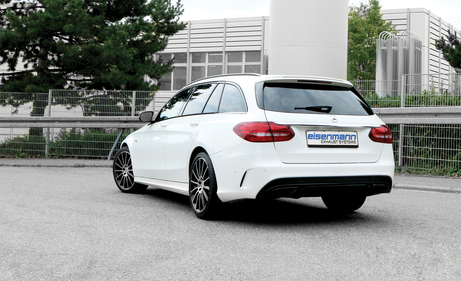 Eisenmann Endschalldämpfer für Mercedes-Benz C43 AMG EG-Gutachten