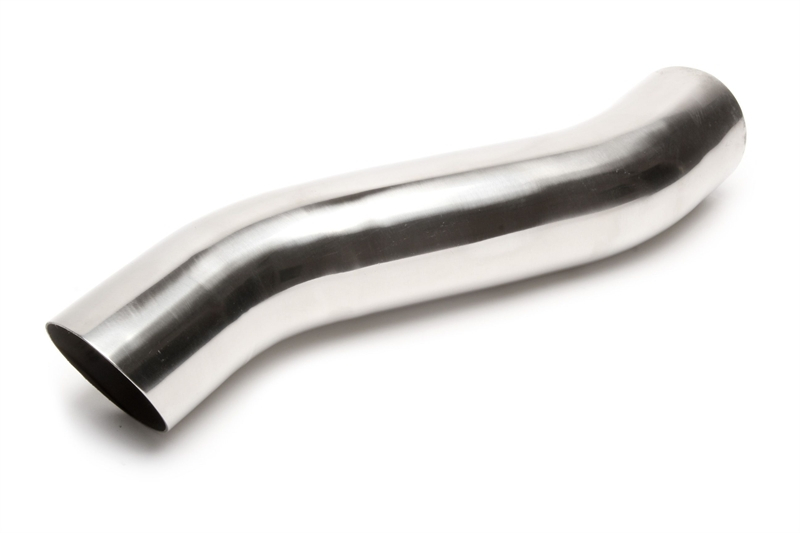 TA Technix Endrohr Edelstahl universal 60mm S-​Form gebogen rund / scharf