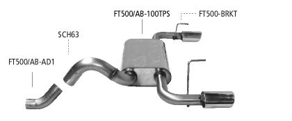 Bastuck Sportauspuff Fiat 500 Typ 312 kaufen