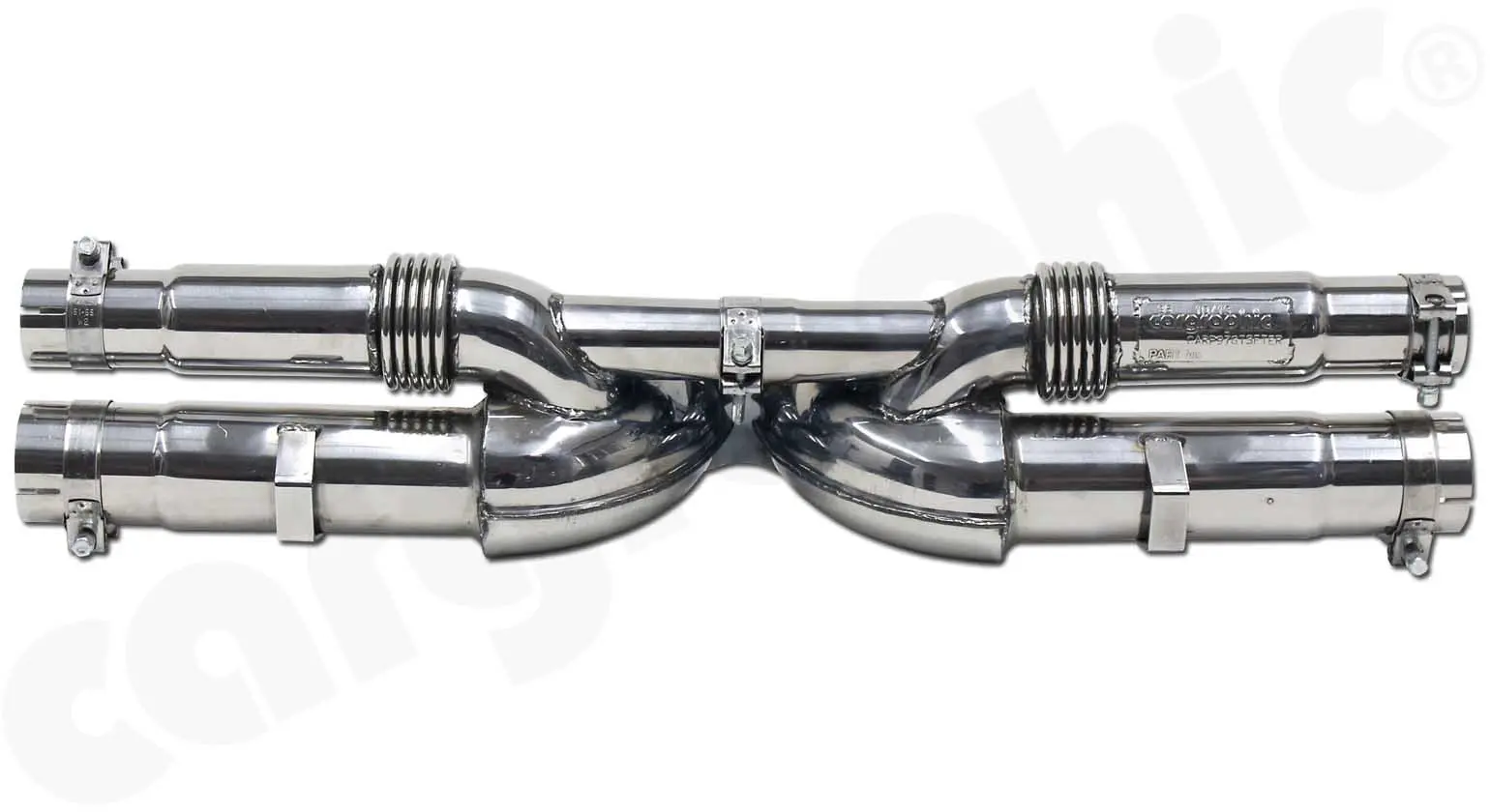 CARGRAPHIC Endschalldämpferrohr für Porsche 991.2 Tuning