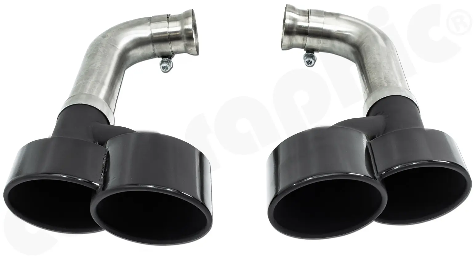CARGRAPHIC Endrohrsatz für Porsche Cayenne 958.1 