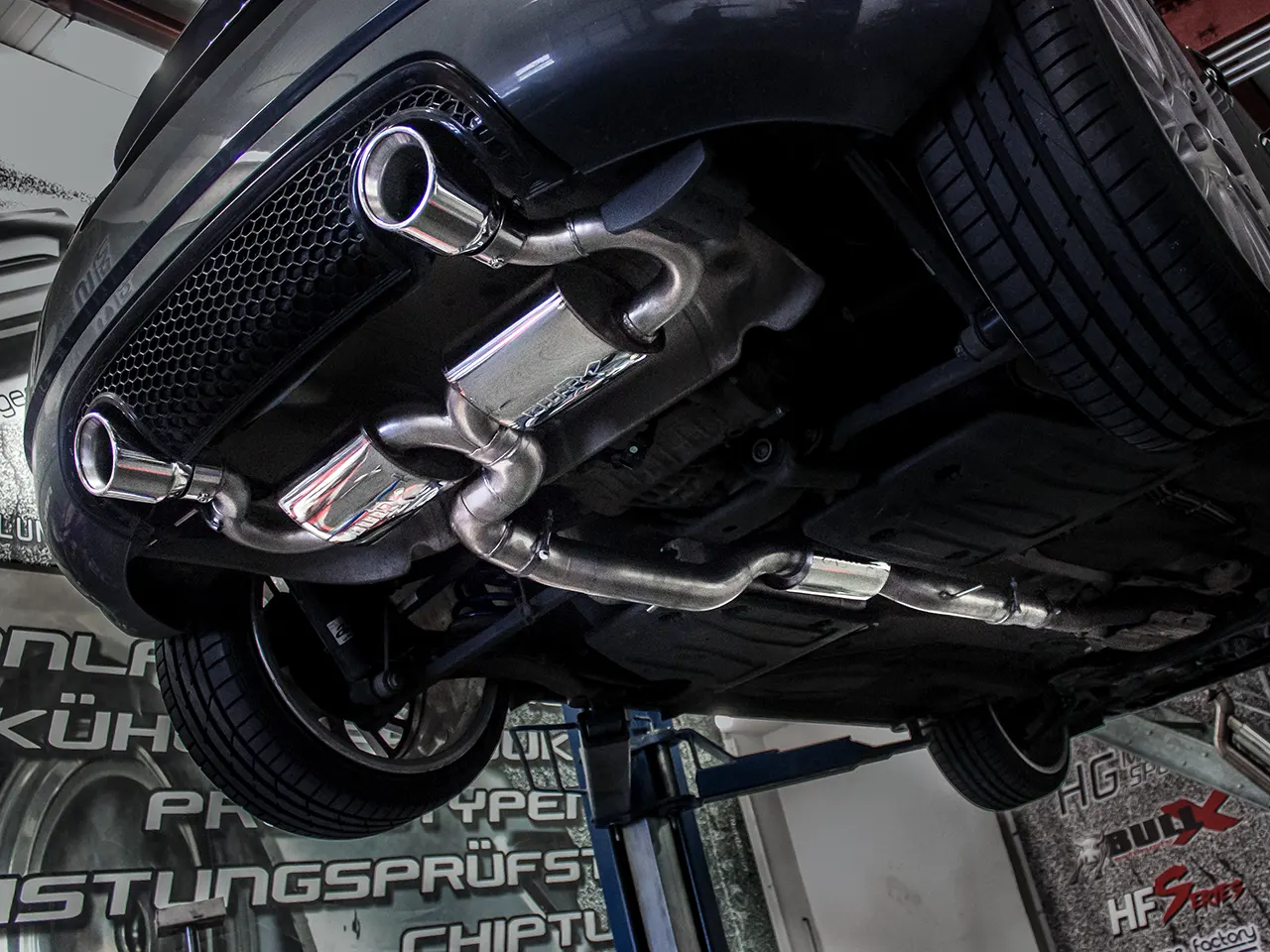Bull-X ECE Abgasanlage Audi TT 8N 1.8T Tuning Foto