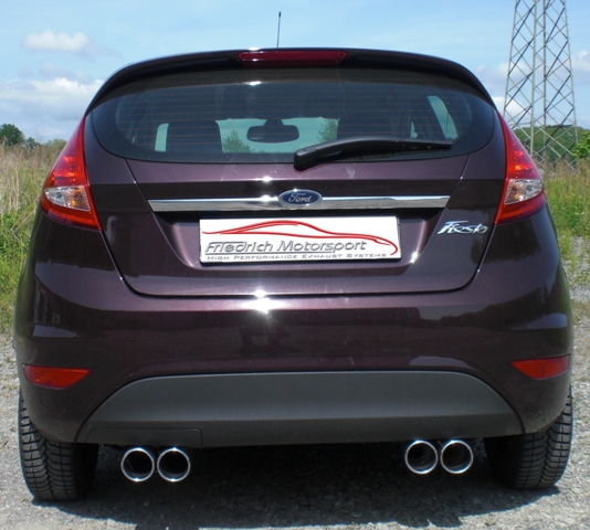  Duplex Sportendschalldämpfer für Ford Fiesta JA8