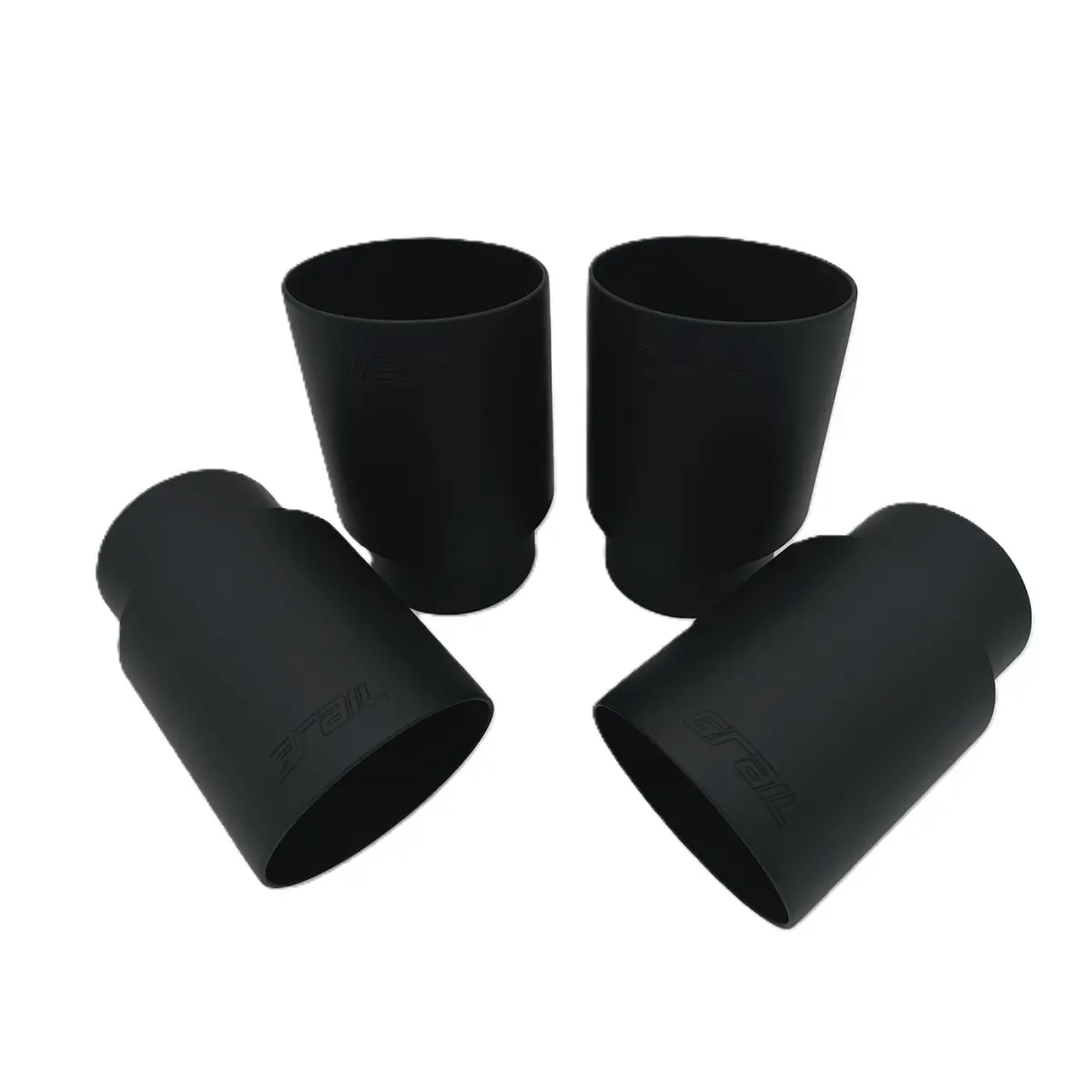 Audi RS6/RS7 (C8) – GRAIL Endrohrset Schwarz (4 Endrohre je 115 mm)