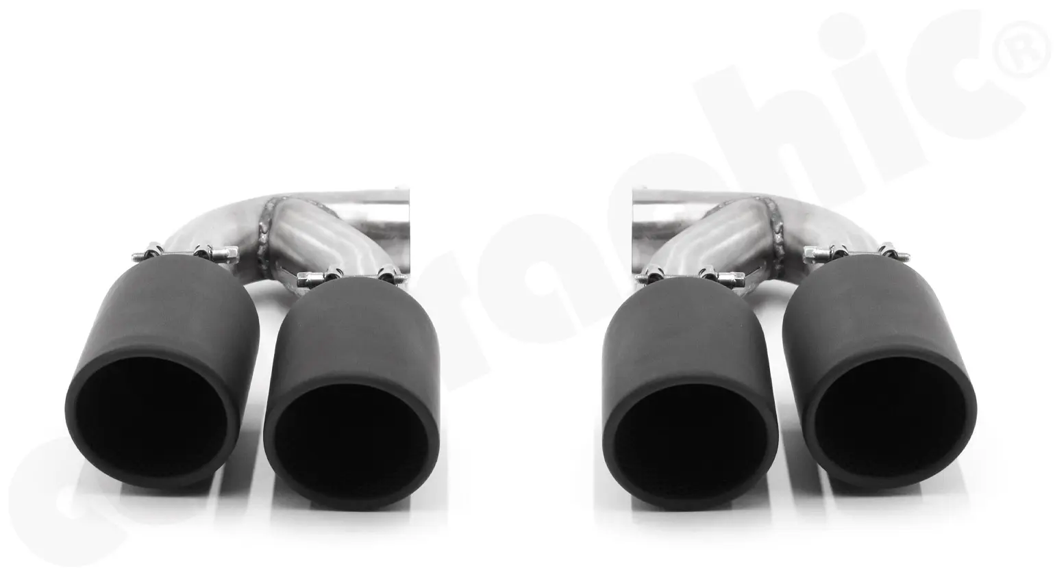 CARGRAPHIC Endrohrsatz für Porsche Cayenne 955 