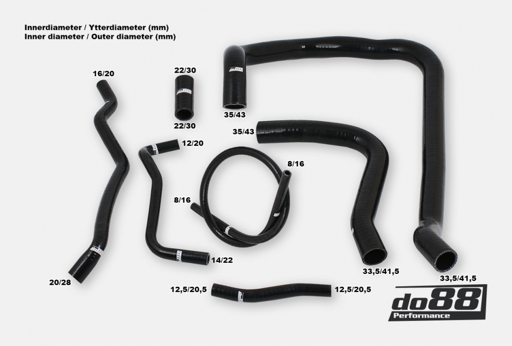 do88 Kühlerschläuche für Volvo D24 Perfekte Passform