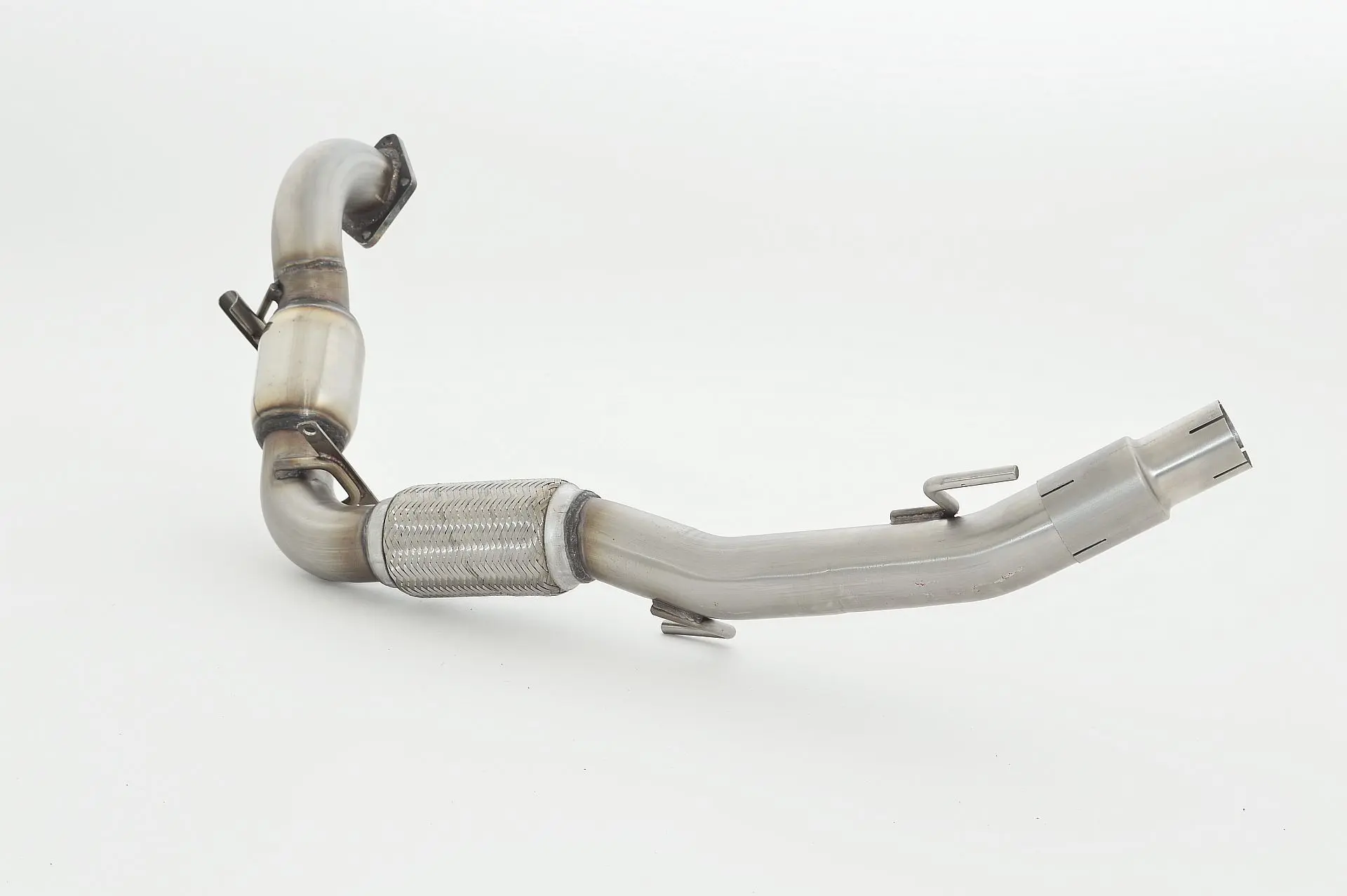 Friedrich Motorsport 70mm Downpipe mit Sport-Kat. Edelstahl