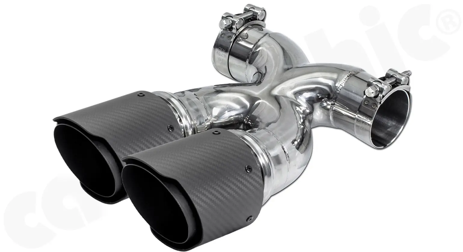 CARGRAPHIC Sport Endrohr für Porsche 981 Foto