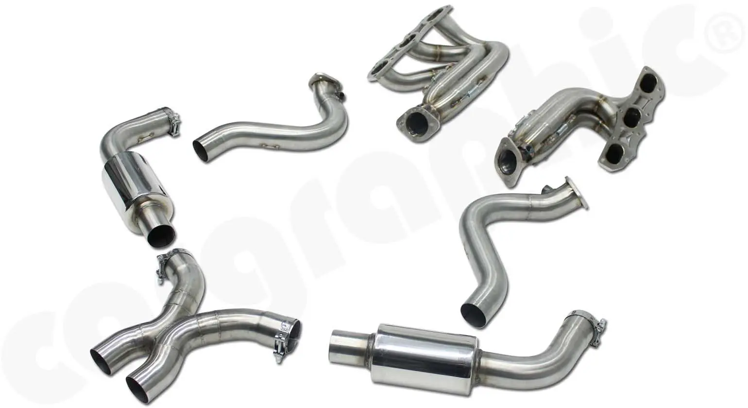 CARGRAPHIC Motorsport Abgasanlage für Porsche 981 