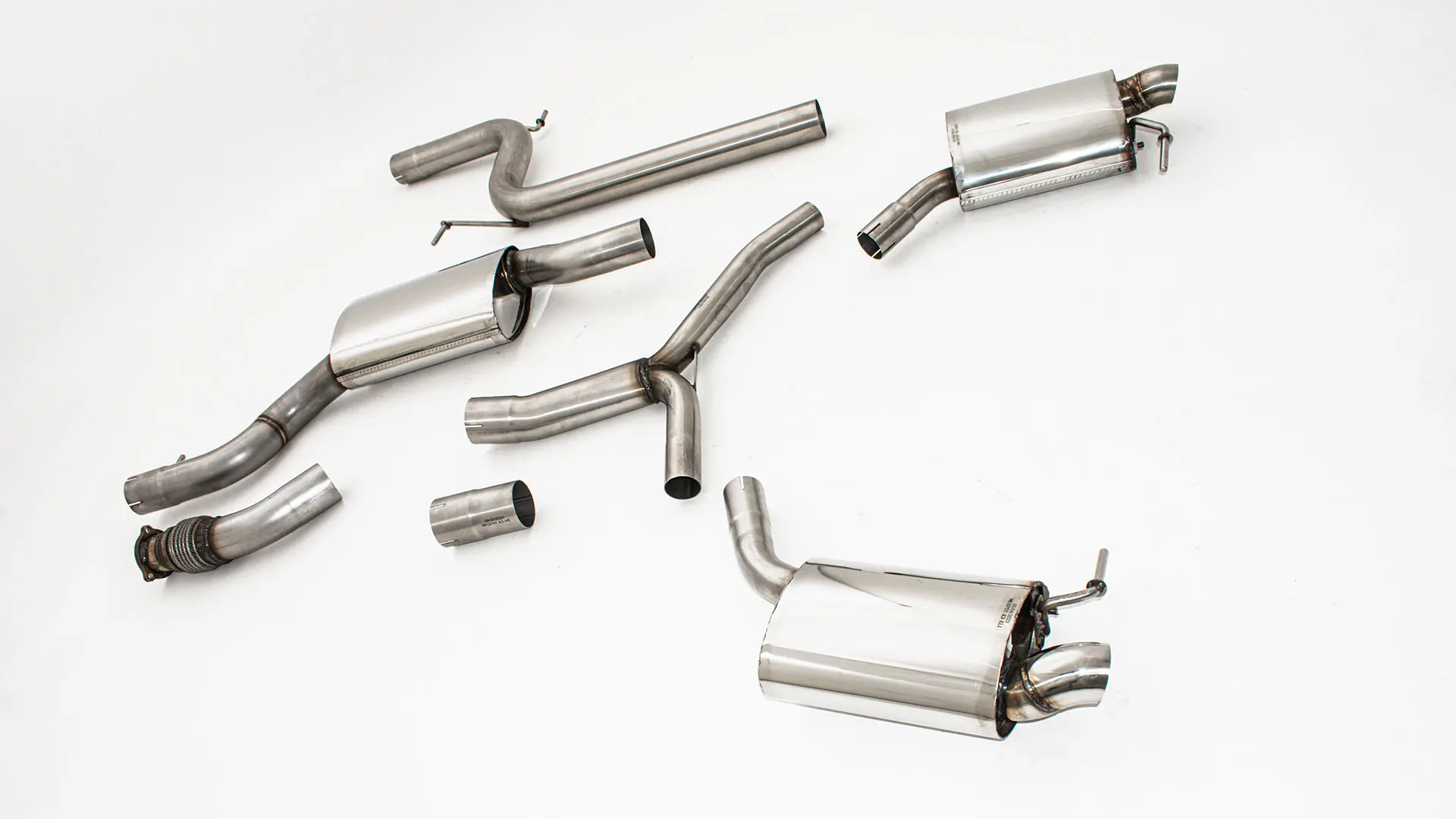 Friedrich Motorsport 76mm Duplex-Anlage Audi A4 B9 (B8/8W) Frontantrieb 