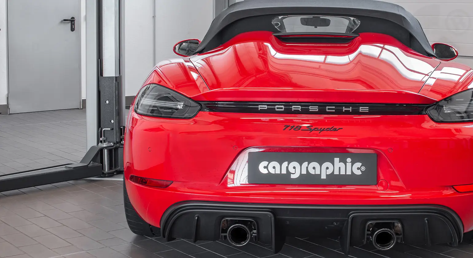 CARGRAPHIC Sport Endrohre für Porsche 718 Anleitung