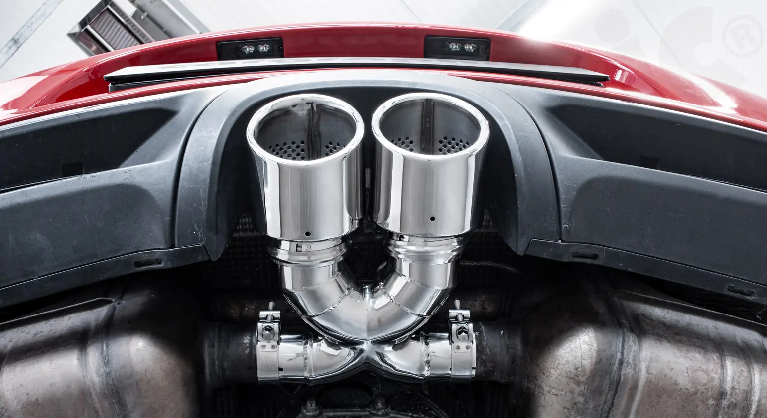 CARGRAPHIC Sport-Endrohr für Porsche 981 Tuning