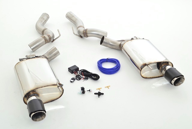 Friedrich Motorsport 76mm Duplex-Endschalldämpfer 