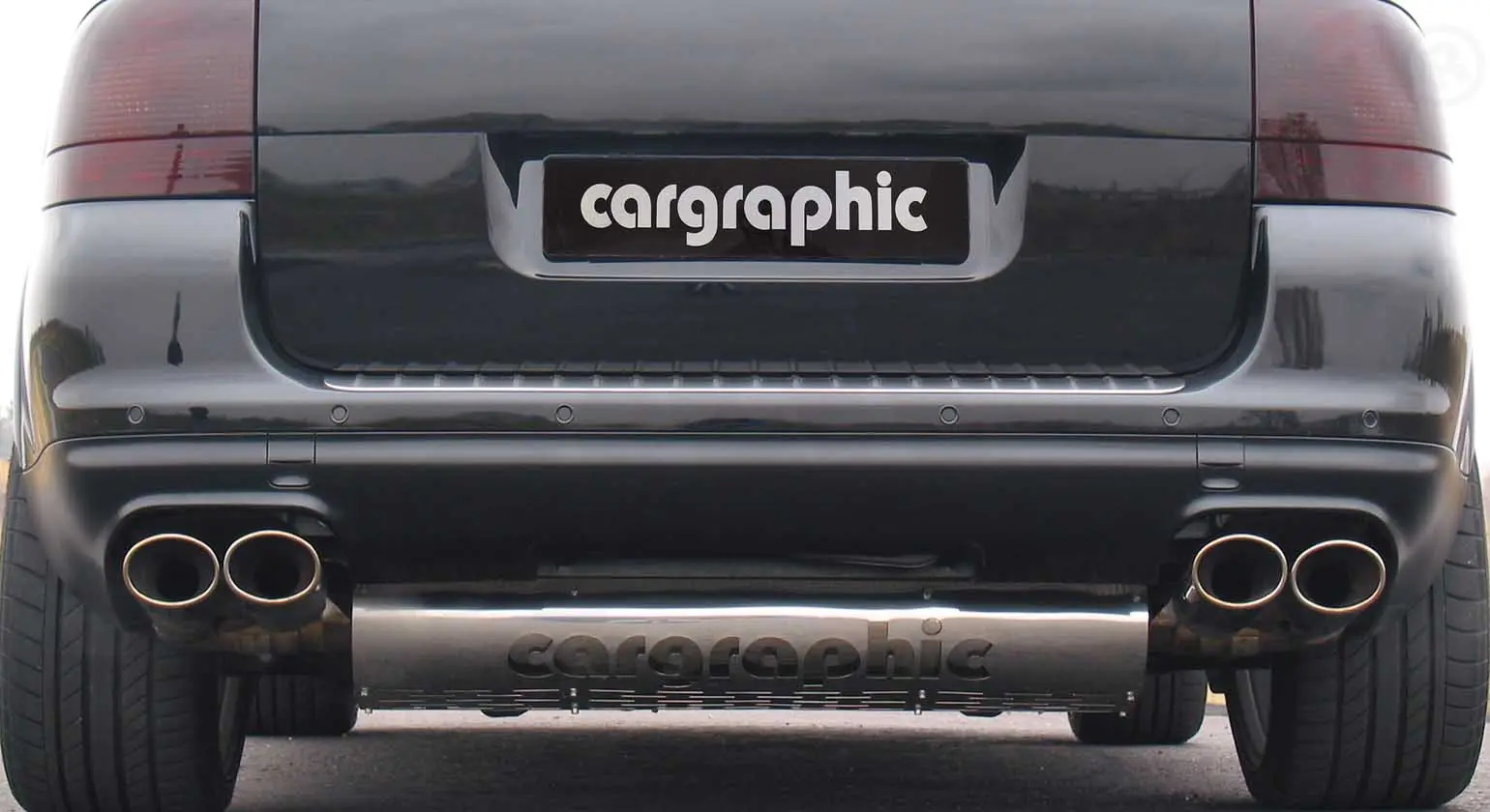 CARGRAPHIC Sport Endschalldämpfer für Porsche Cayenne Tuning