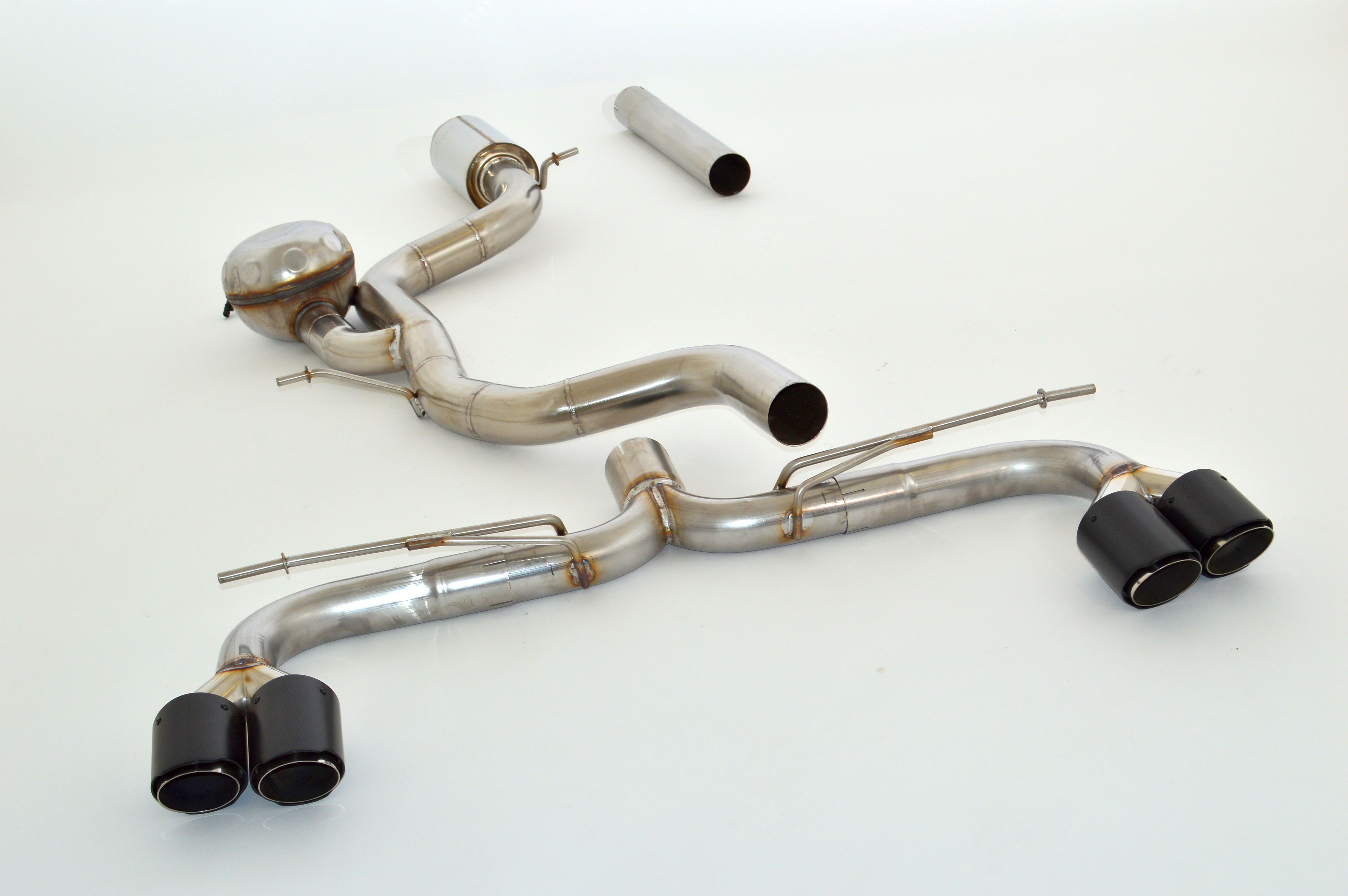 StreetBeast  76mm Duplex-Anlage mit Soundgenerator, Seat Leon 5F ST inkl. FR