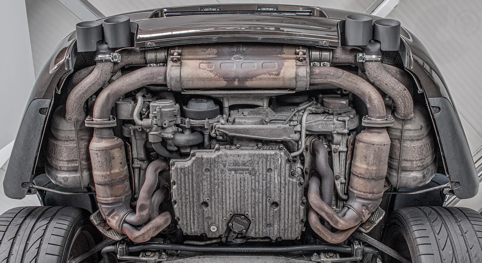 CARGRAPHIC Sport Endrohre für Porsche 997 Carrera Details