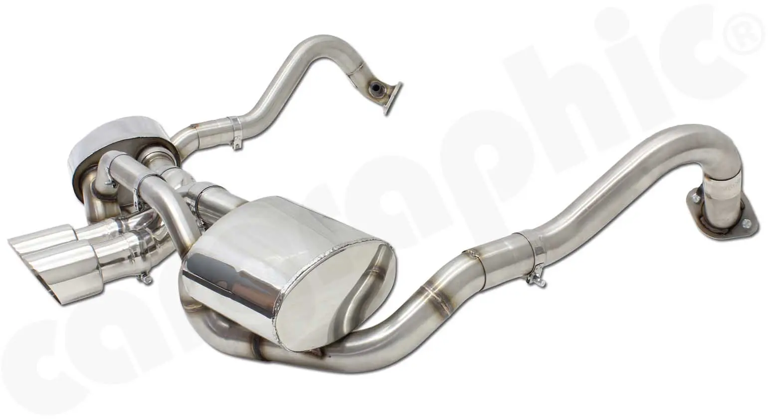 CARGRAPHIC CUP-X Endschalldämpfer für Porsche 981 Bild