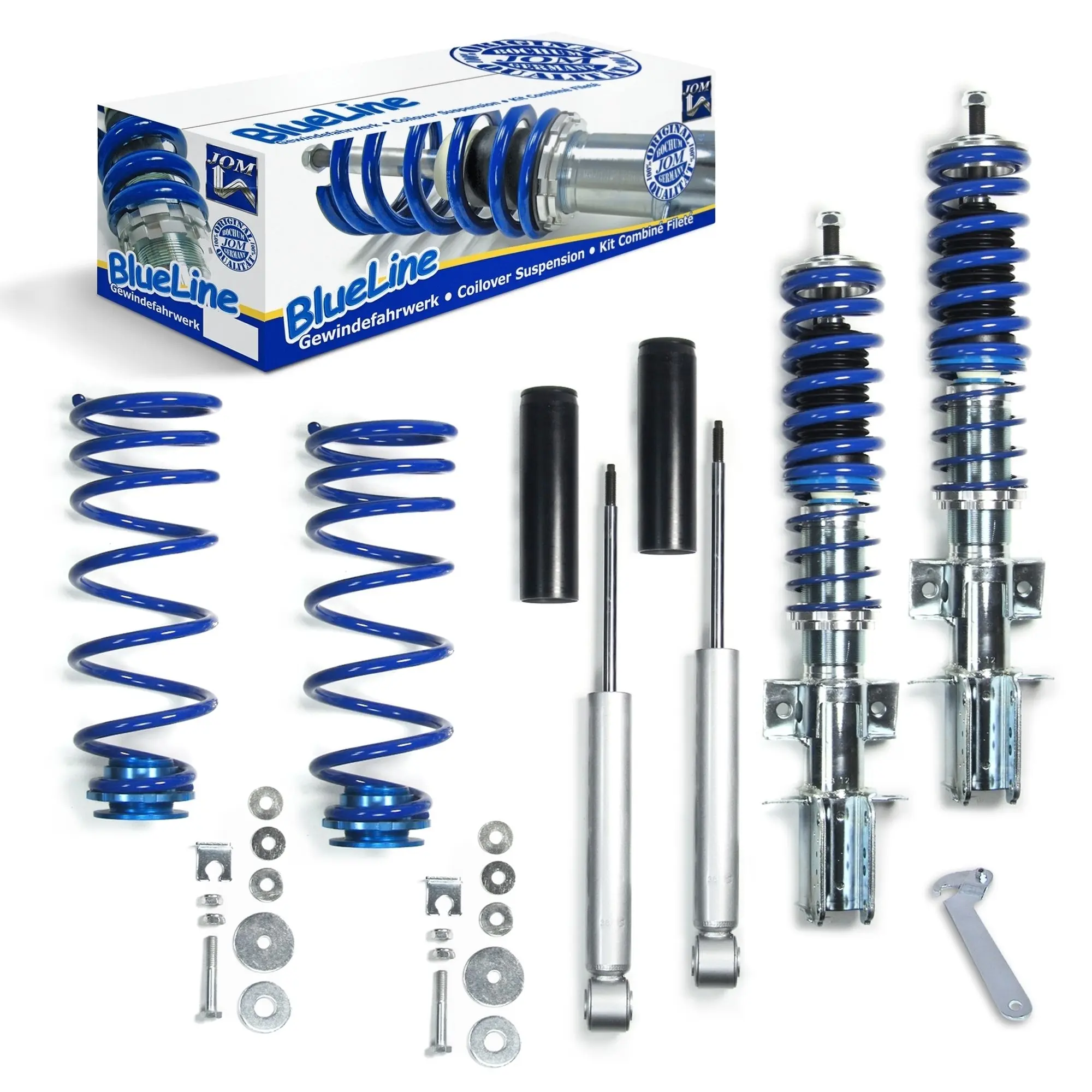 BlueLine Gewindefahrwerk passend für Volvo 850 inkl. Kombi-Modelle Typ LS, LW  2.0i, 2.5i, 2.5i 20V, 2.3i T 20V Baujahr 1991 - 1996, außer Fahrzeuge mit Allradantrieb 

Volvo S70 und V70 Typ L  2.0, 2.4, 2.4T, 2.5, 2.5 20V, 2.5T, 2.5TDi, 2.5D Baujahr 199