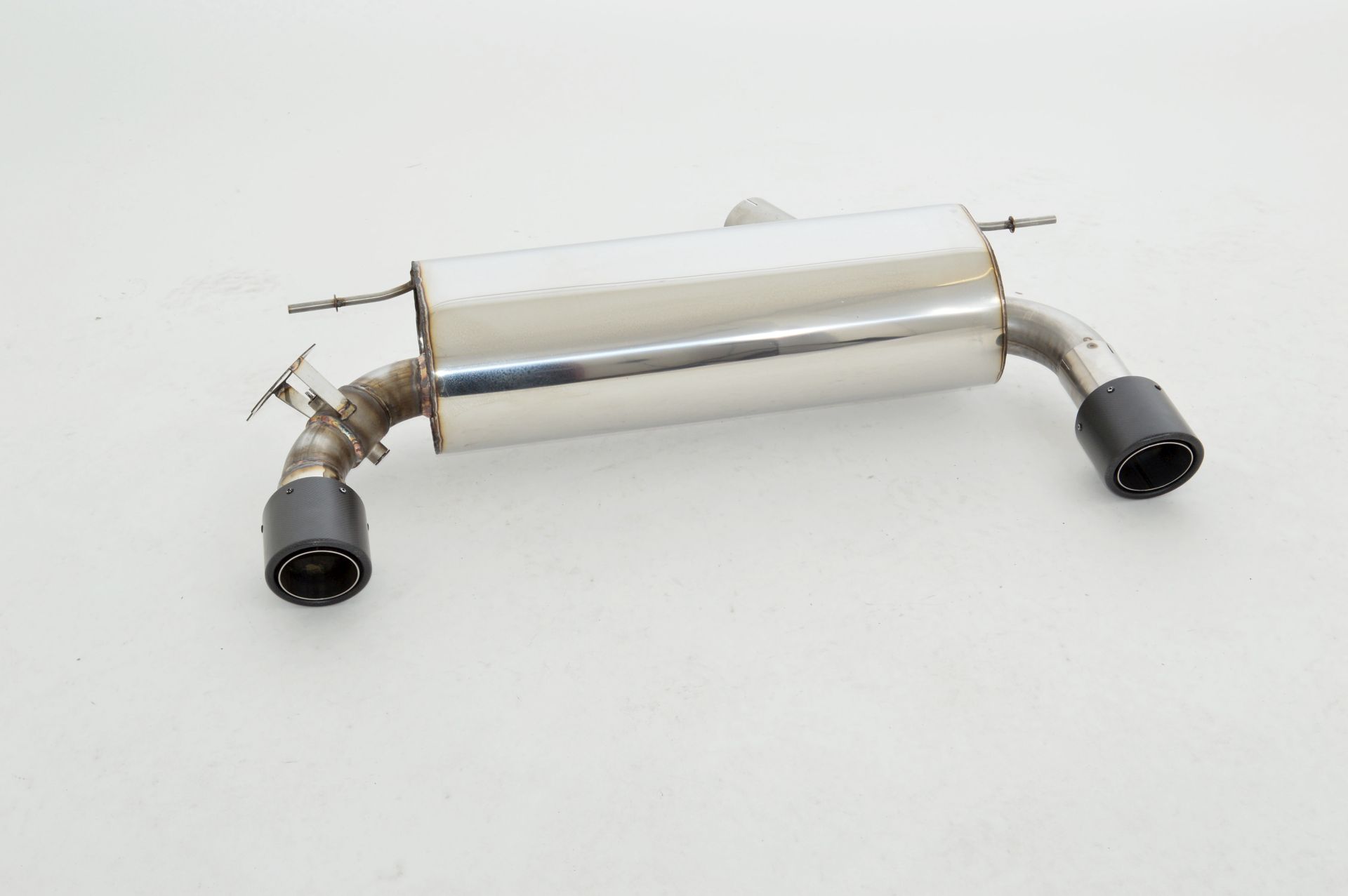 Friedrich Motorsport 76mm Duplex-Sportendschalldämpfer Edelstahl 335/340/435/440-Heck