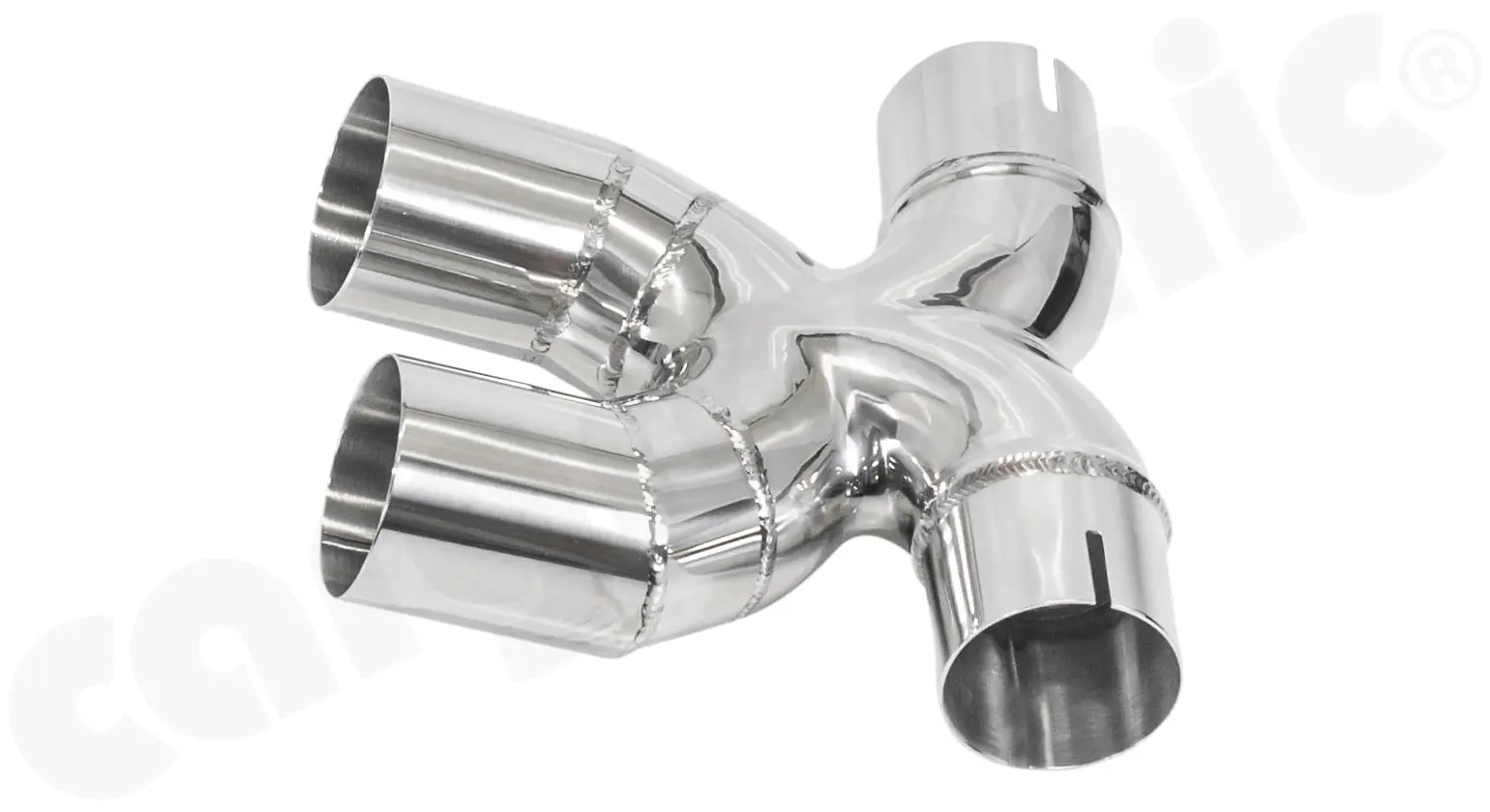 CARGRAPHIC Sport Doppel-Endrohr X für Porsche 987 981 Bild