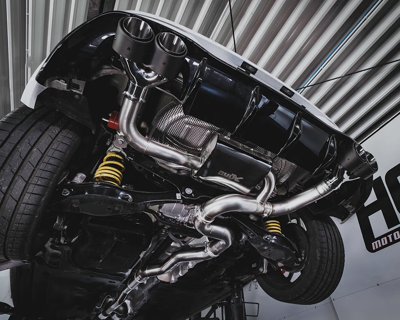 EGO-X Abgasanlage 3,5 Zoll für VW Golf 8 R Tuning Anleitung