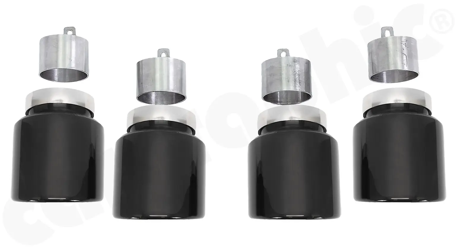 CARGRAPHIC Doppelendrohrsatz für Porsche Panamera günstig