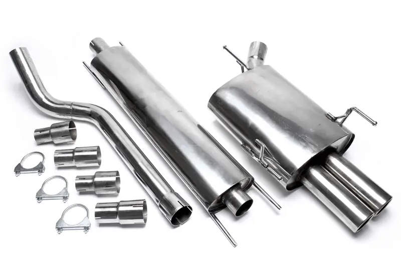 TA Technix Edelstahlanlage 2x76mm passend für Opel Corsa C
