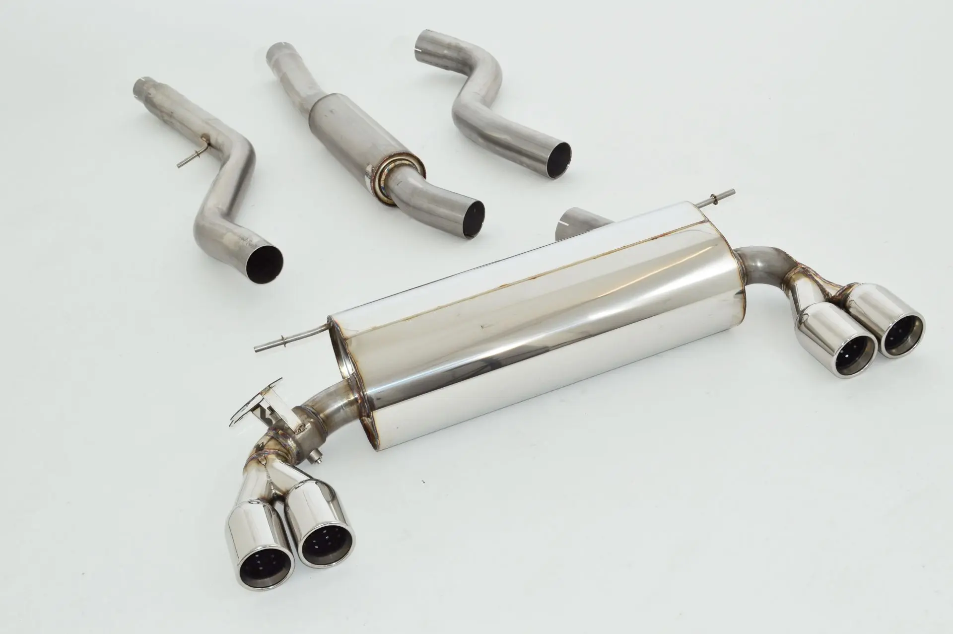 Friedrich Motorsport 76mm Duplex-Anlage Edelstahl 