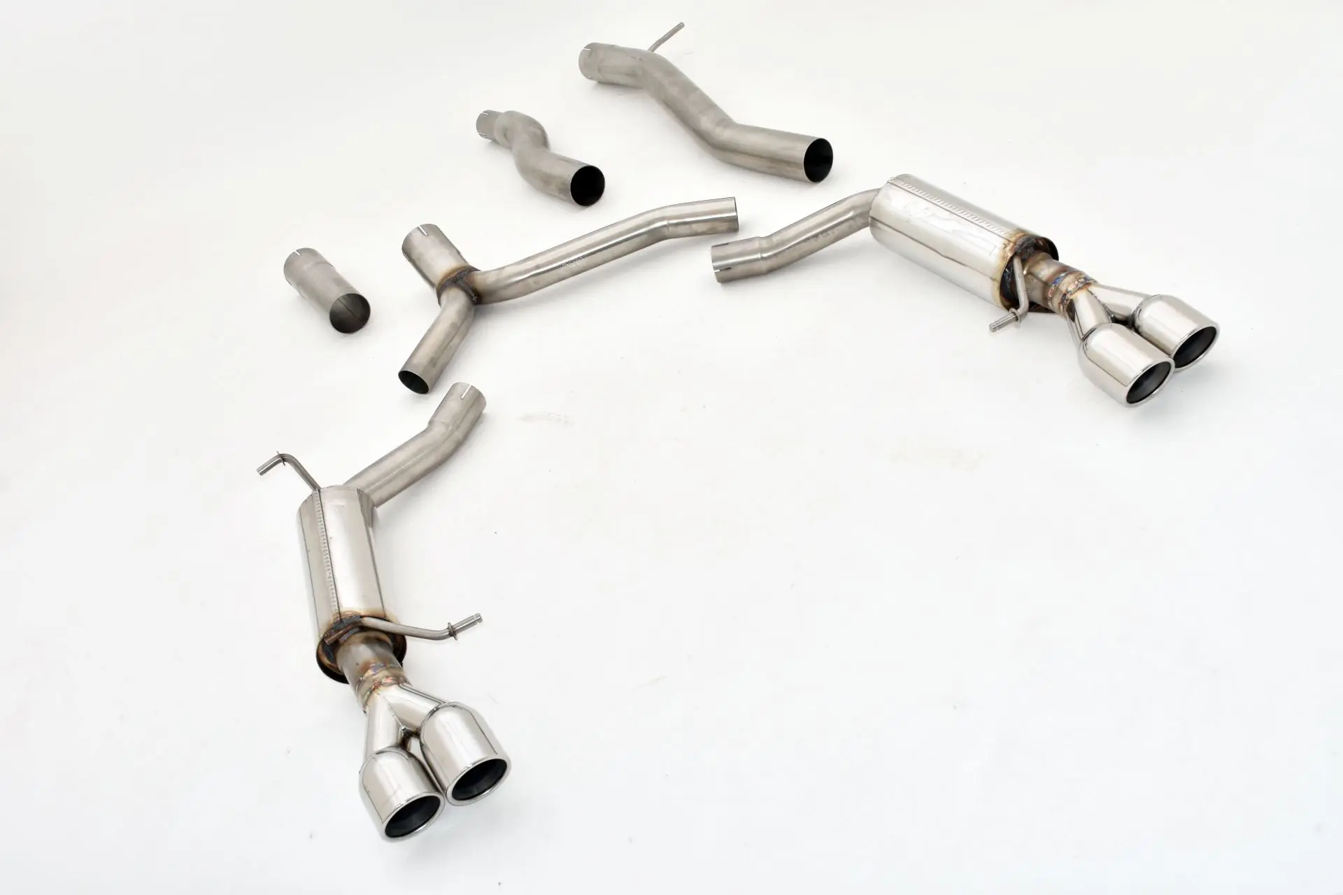 Friedrich Motorsport 76mm Duplex-Anlage Audi A5 B8 Sportback Frontantrieb und Quattro S5-Heck